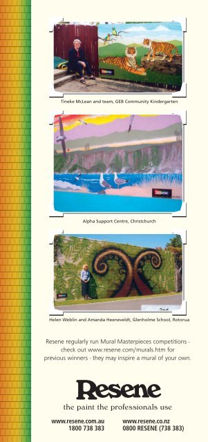 Mural Masterpieces brochure - Resene