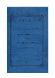 Badminton Catalogue 1850