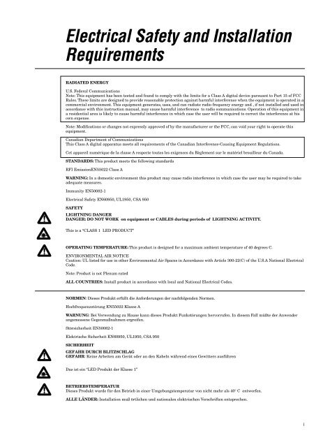 AT-3624TR/3648TR Installation Manual - Allied Telesis