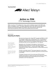 Active vs. PON - members.westnet.com.au