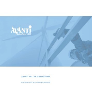 AVANTI FALLSKYDDSSYSTEM - Avanti Online