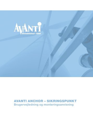 AVANTI ANCHOR – SIKRINGSPUNKT - Avanti Online