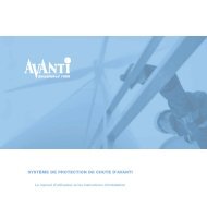 SYSTÈME DE PROTECTION DE CHUTE D'AVANTI - Avanti Online