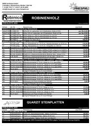 robinienholz - FREISPIEL Spiel- und Sportservice DHW Vertriebs ...