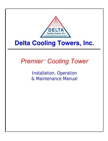 Delta Cooling Towers, Inc. Premierâ¢ Cooling Tower