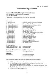 GR-Protokoll - .PDF - Gemeinde Hofkirchen im Traunkreis