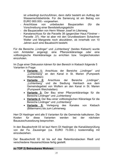 GR-Protokoll - .PDF - Gemeinde Hofkirchen im Traunkreis