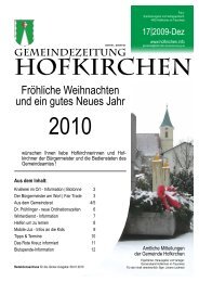 17/2009 (919 KB) - Gemeinde Hofkirchen im Traunkreis