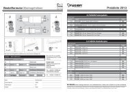 X-FUSION Preisliste - Reset Racing