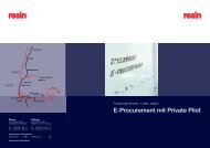 E-Procurement mit Private Pilot - resin GmbH