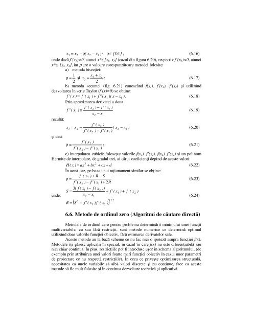 Metode matematice de optimizare. Metoda aproximÄrii cu funcÅ£ii ...