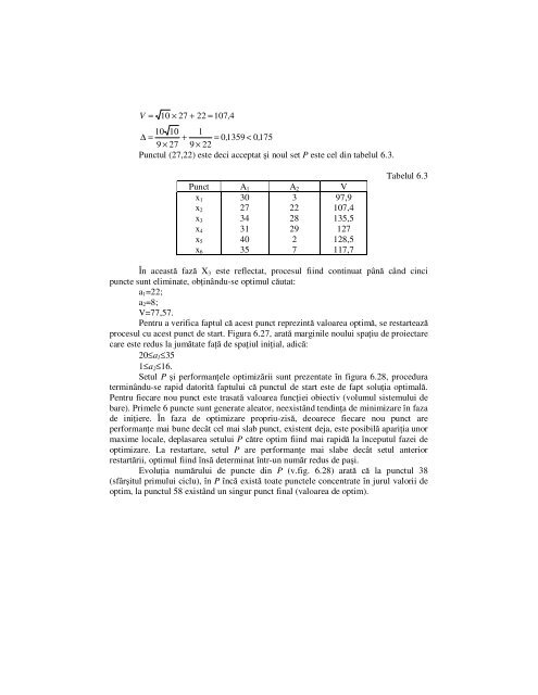 Metode matematice de optimizare. Metoda aproximÄrii cu funcÅ£ii ...