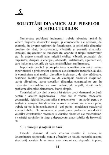 6. SolicitÄri dinamice ale pieselor Åi structurilor