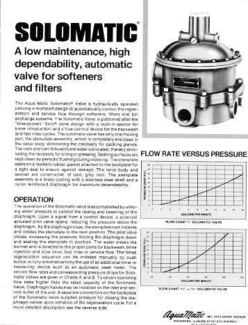 Solomatic valve technical bulletin - Res-Kem Corporation