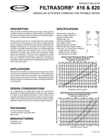 FILTRASORB® 816 & 820 - Res-Kem Corporation