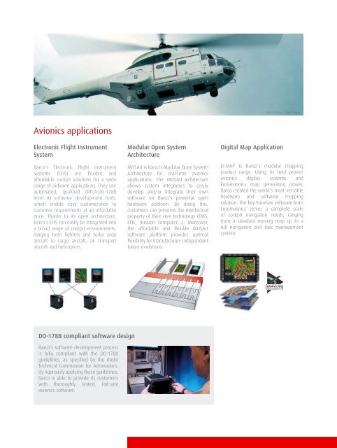 Avionics solutions - Barco
