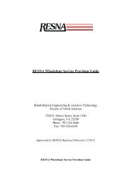 Wheelchair Service Provision Guide - Resna