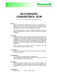 SILICONHARZ- VORANSTRICH SCW - ResomuR AG