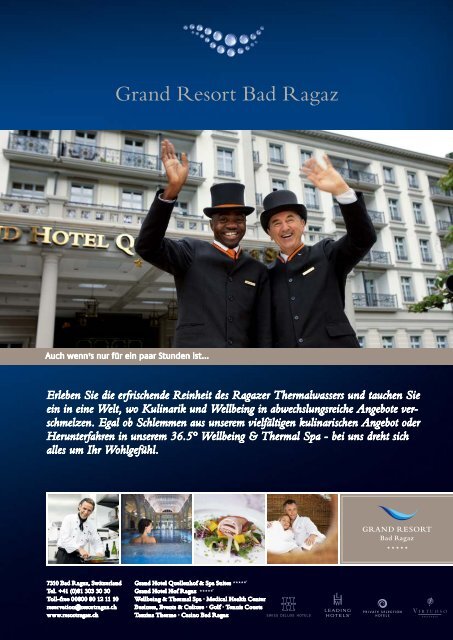 Programmheft 2013 - Grand Resort Bad Ragaz