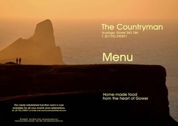 Download the Countryman Menu - UK Restaurant Menus