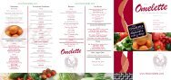 Download the Omelette Menu - UK Restaurant Menus