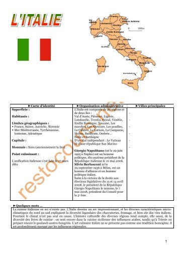 italie eleve.pdf - Restocours.net