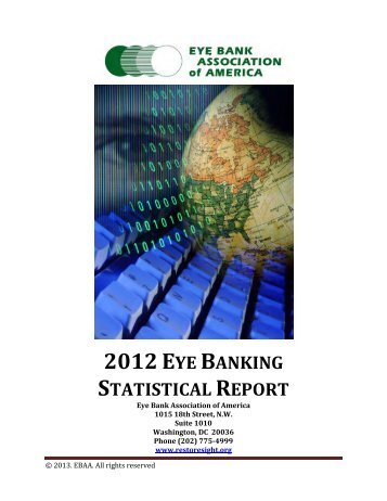 2012 Statistical Report - Eye Bank Association of America