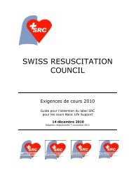 Competency-based CPR-Curriculum - Swiss Resuscitation Council