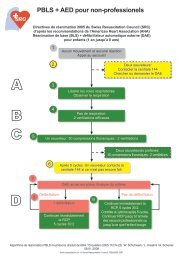 PBLS + AED pour non-professionnels - Swiss Resuscitation Council