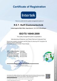 certificate ISO TS 16949 - RET GmbH