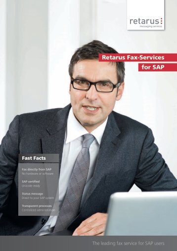 Retarus Fax-Services for SAP