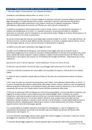 articolo 7: Regolamentazione della circolazione nei centri abitati 1 ...