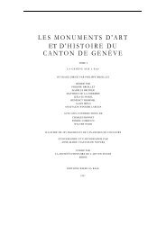 les monuments d'art et d'histoire du canton de ... - Reticulum Artis