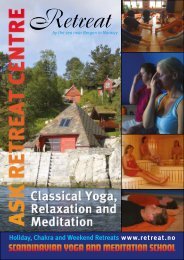 brochure about Ask Retreat Centre - Scandinavian Yoga and ...