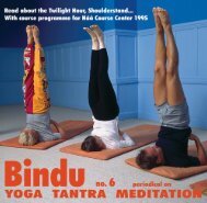 Bindu 22 - English 6.indd - Scandinavian Yoga and Meditation School