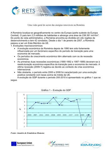 (VisÃ£o Geral dos sector das Energias renovÃ¡veis na ... - RETS Project