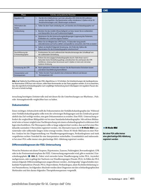 Echokardiographie als Wegweiser in der Peri- Reanimation