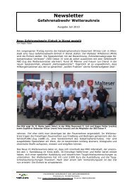 Newsletter Gefahrenabwehr 07 2010 - Rettungsdienst Wetteraukreis