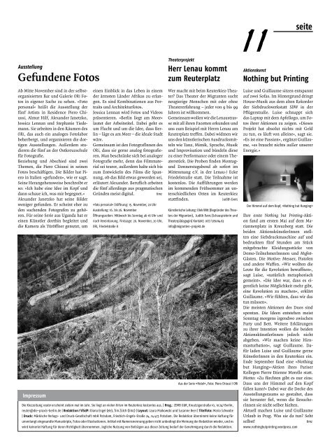 Die Stadtteilzeitung aus dem Reuterkiez - Reuter Quartier
