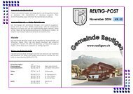 Nr. 50 (November 2004) - Gemeinde Reutigen