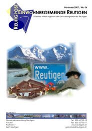 Nr. 56 (November 2007) - Gemeinde Reutigen
