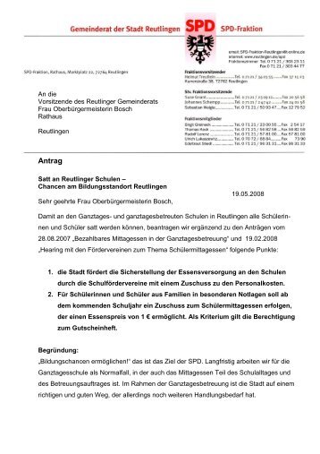 Antrag als pdf-Dokument - Stadt Reutlingen