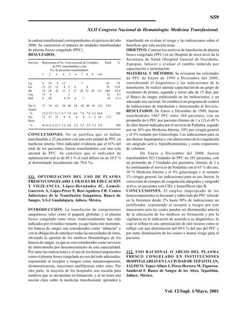 Medicina Transfusional - Revista BiomÃ©dica