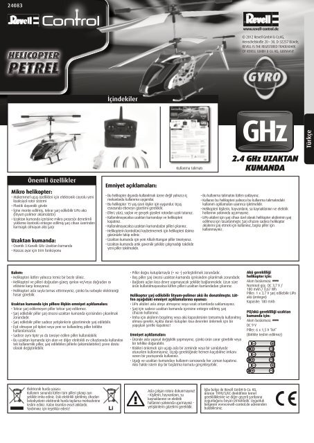 2.4 GHz FERNSTEUERUNG - Revell Control