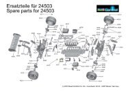 Ersatzteile fÃ¼r 24503 Spare parts for 24503 - Revell Control