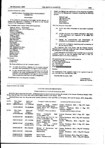 JKIA Auction - 6th Jan 2010