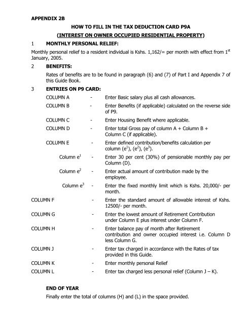 Employer's guide to pay as you earn in kenya revised edition - 2006