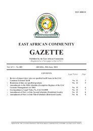 EAC GAZETTE 29 June 2010 - Kenya Revenue Authority