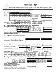 Formulario 12A (Spanish)