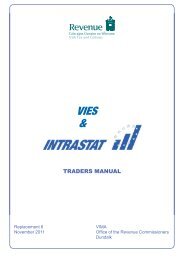 VIES and INTRASTAT Traders Manual - Revenue Commissioners